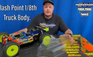 Mugen’s Adam Drake Talks About The Flashpoint Clear Body For The Mugen Truggy [VIDEO]