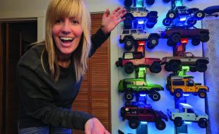 RACK ‘EM UP – RC Girl Shows Us How To Build A Light-Up RC Car Wall Display Featuring RC Pro Rack