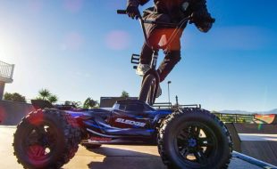 RC Vs. BMX At The Dream Yard With A Traxxas Sledge [VIDEO]