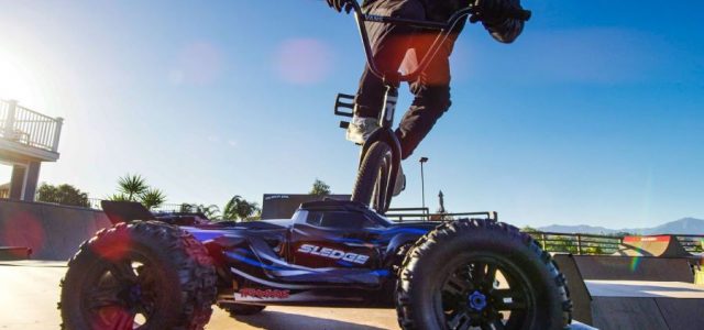 RC Vs. BMX At The Dream Yard With A Traxxas Sledge [VIDEO]