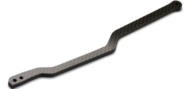Exotek 4mm Carbon Fiber Top Cross Brace For The CB6.4 Carpet Chassis Conversion Kit