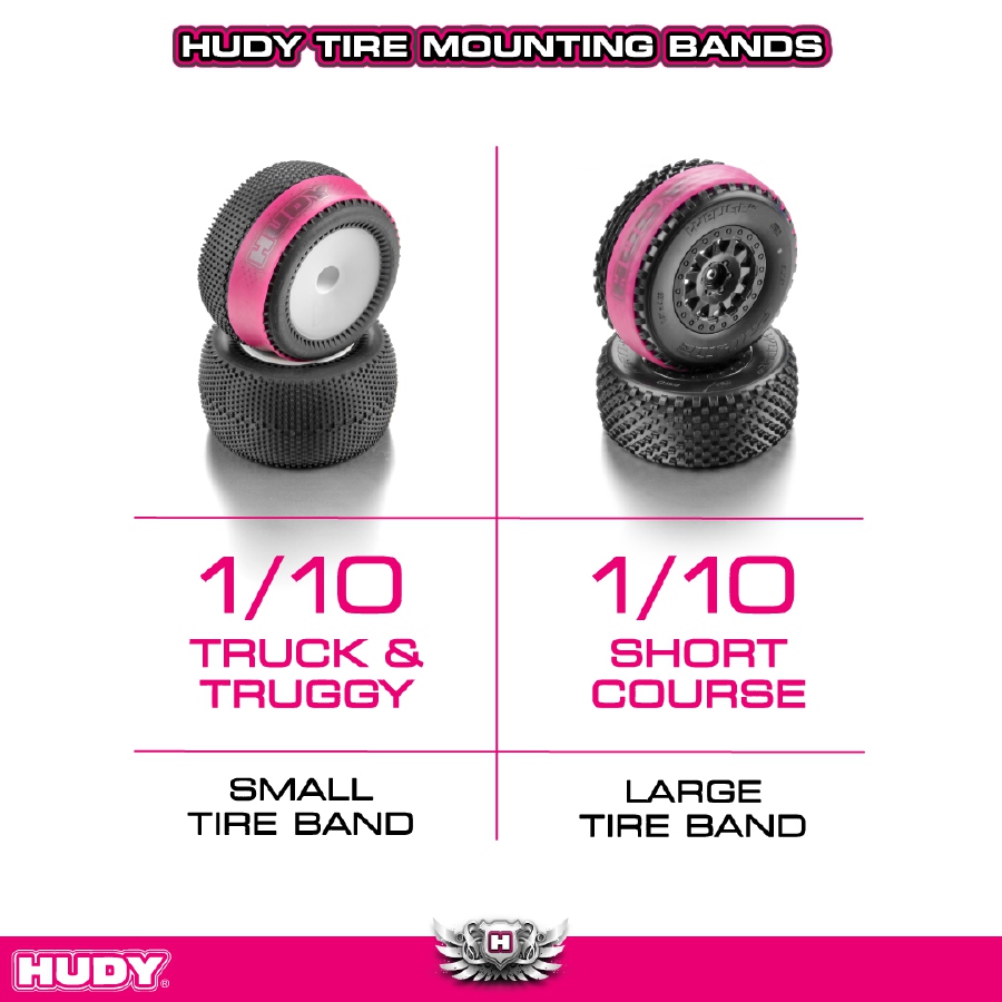 RC Car Action - RC Cars & Trucks | HUDY Tire Mounting Bands