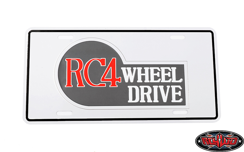 RC Car Action - RC Cars & Trucks | RC4WD Cruiser License Plate