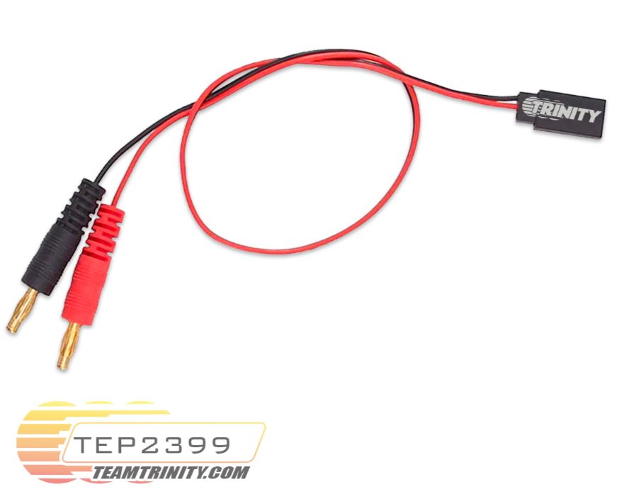 RC Car Action - RC Cars & Trucks | Trinity Receiver Charge Cable RX Connector To 4mm Bullets