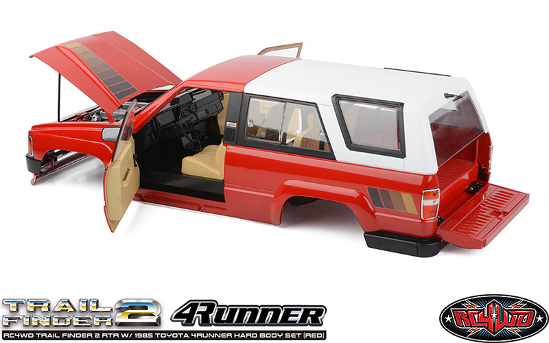 RC Car Action - RC Cars & Trucks | RC4WD Trail Finder 2 RTR Now A Red 1985 Toyota 4Runner Hard Body Set [VIDEO]