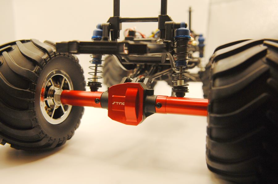 RC Car Action - RC Cars & Trucks | ST Racing Concepts Aluminum Option Parts For The Team Associated MT12 Solid Axle Monster Truck