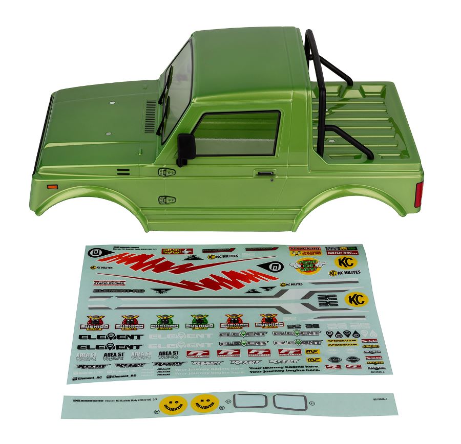RC Car Action - RC Cars & Trucks | Element Enduro Bushido Green Body Set