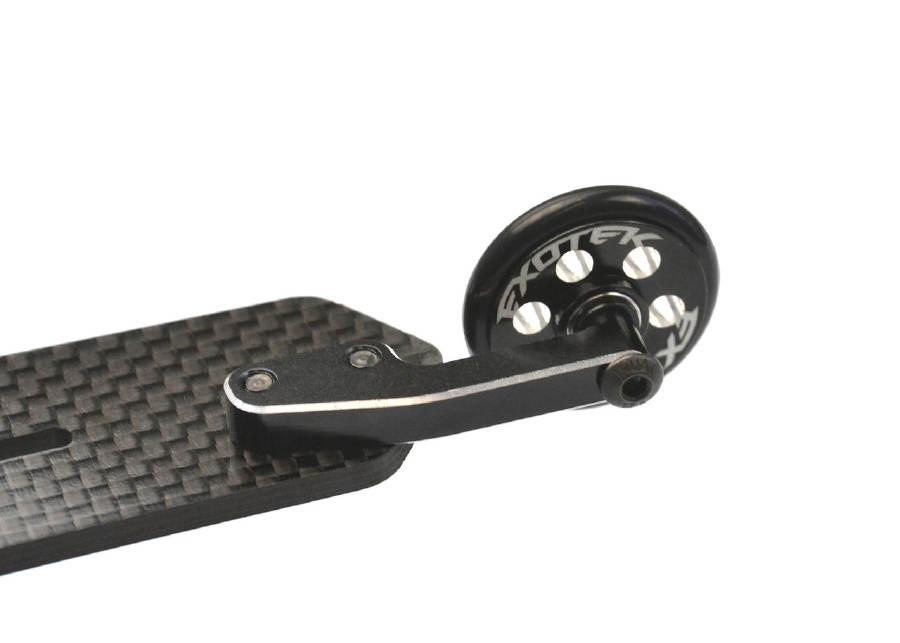 RC Car Action - RC Cars & Trucks | Exotek Carbon Fiber Adjustable Wheelie Bar Set For The Losi 22S Drag Kit