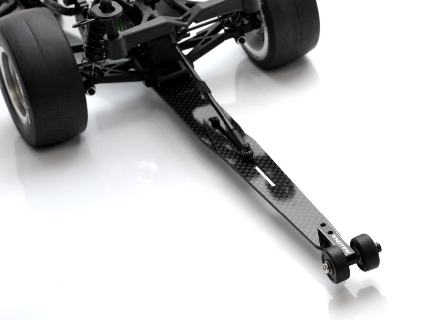 RC Car Action - RC Cars & Trucks | Exotek Carbon Fiber Wheelie Bar For The Losi Mini No Prep Drag Car