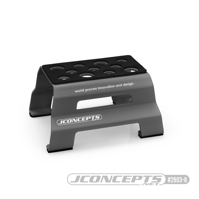 RC Car Action - RC Cars & Trucks | JConcepts Metal Car Stand Now Available In Yellow & Gray