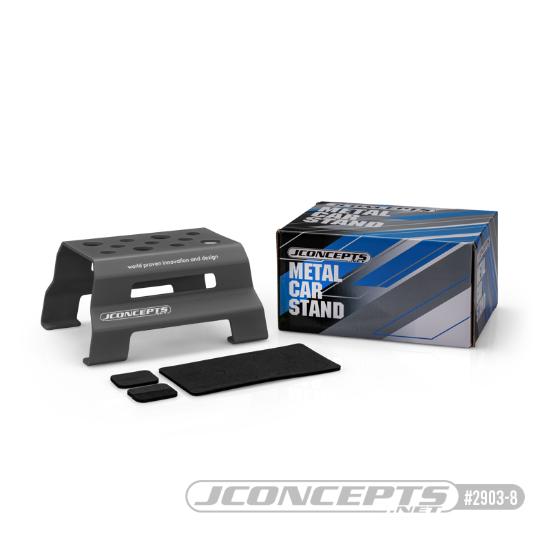 RC Car Action - RC Cars & Trucks | JConcepts Metal Car Stand Now Available In Yellow & Gray