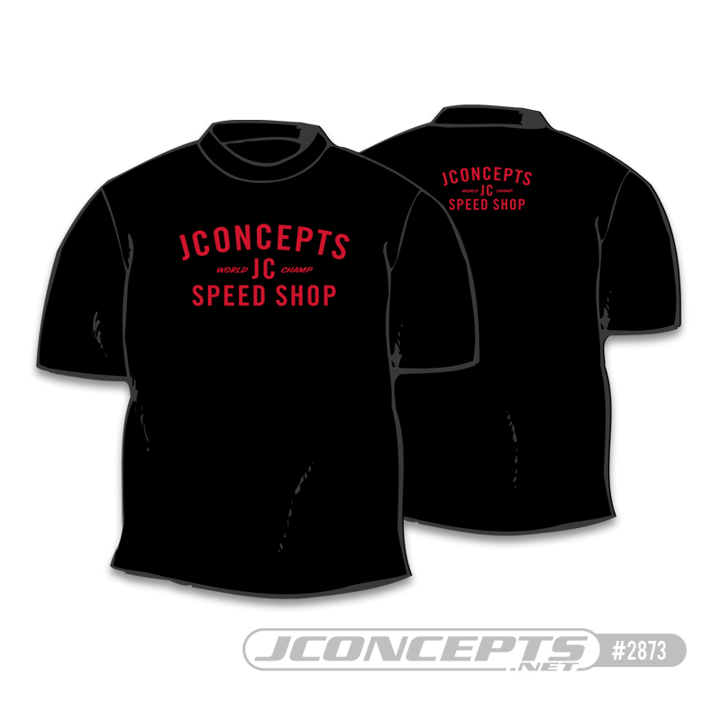 RC Car Action - RC Cars & Trucks | JConcepts Speed Shop Shirt Now Available With Red Lettering