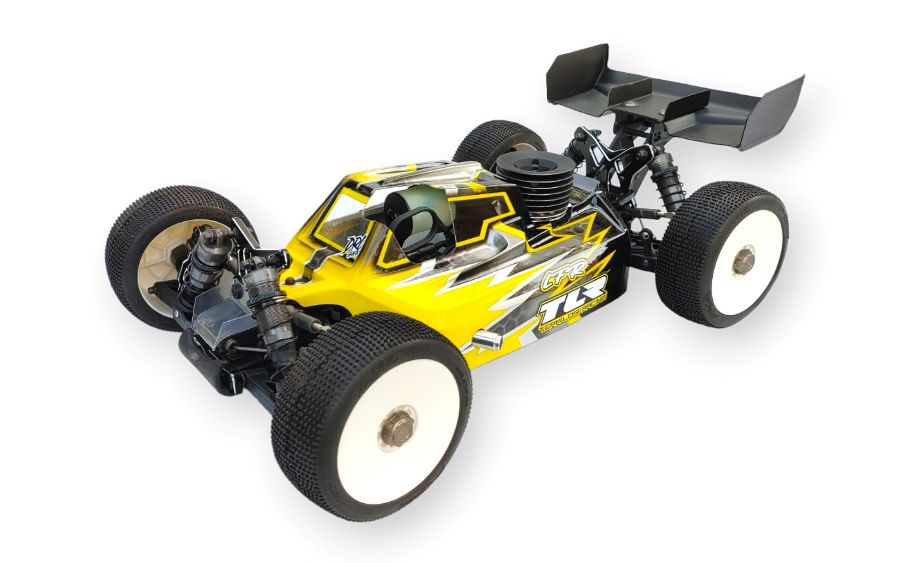 RC Car Action - RC Cars & Trucks | Leadfinger Racing Beretta Clear Body For The TLR 8IGHT-X/E 2.0 Nitro & Electric Buggy