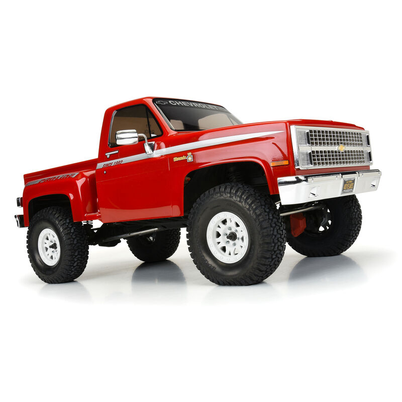 RC Car Action - RC Cars & Trucks | Pro-Line 1982 Chevy K-10 Clear Body Set With Scale Molded Accessories