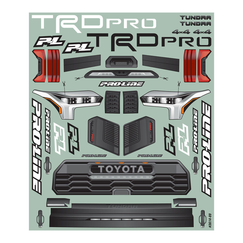 RC Car Action - RC Cars & Trucks | Pro-Line 2023 Toyota Tundra TRD Pro Clear 1/10 Short Course Truck Body