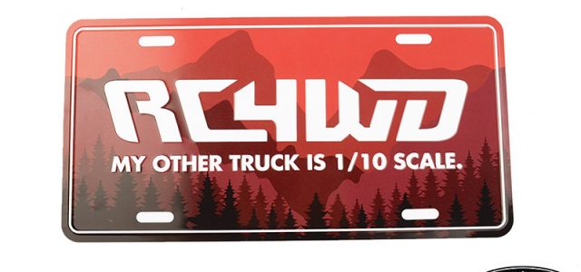 RC4WD “My Other Truck” License Plate