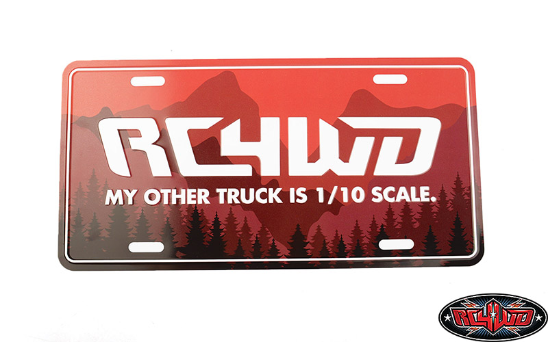 RC Car Action - RC Cars & Trucks | RC4WD “My Other Truck” License Plate