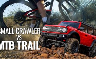 Small Bronco Vs. Big Mountain Bike Trail With The Traxxas TRX-4M [VIDEO]