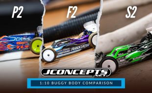 JConcepts P2, F2 & S2 1/10 Buggy Body Comparison [VIDEO]