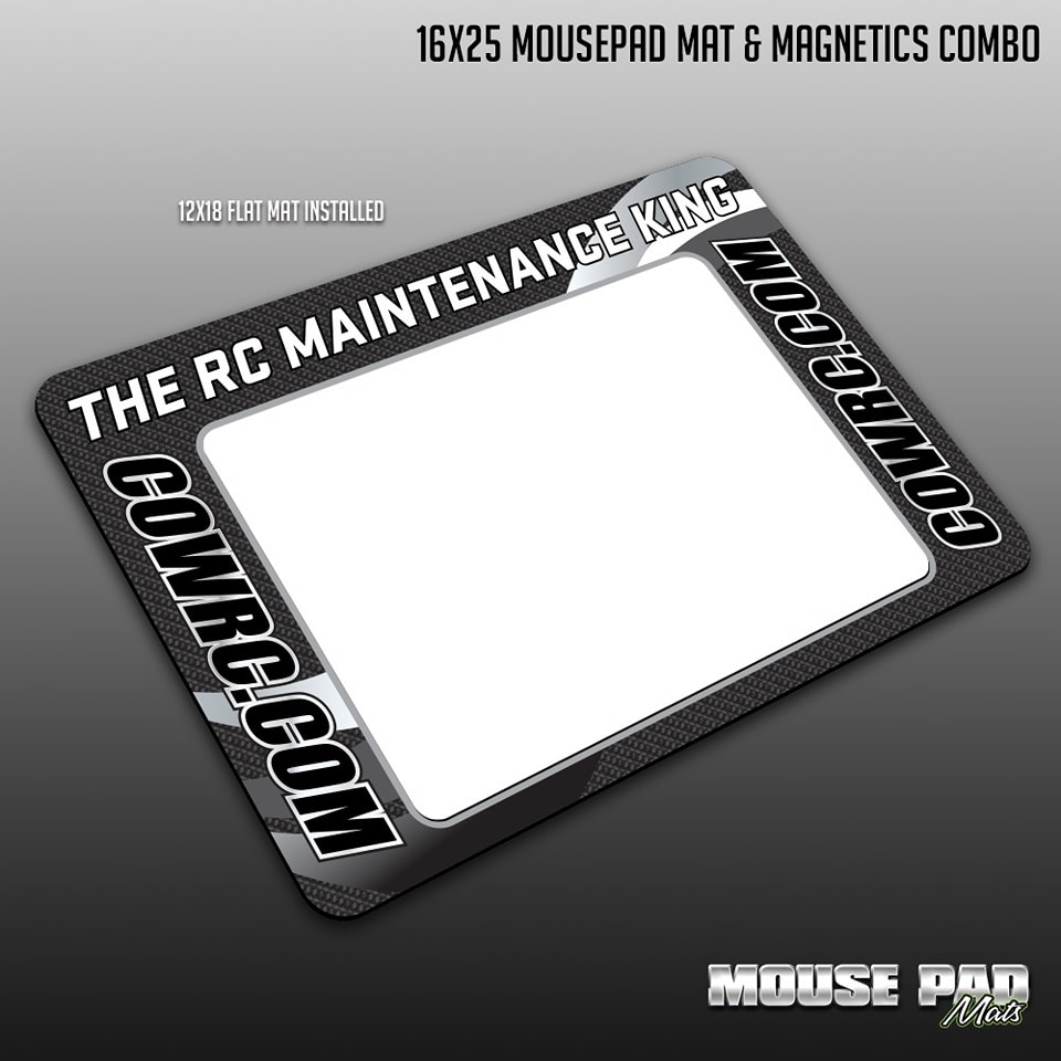 RC Car Action - RC Cars & Trucks | CowRC 16″ x 25″ Mousepad Mats