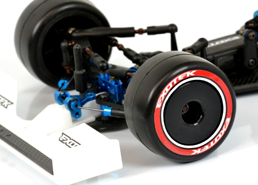 RC Car Action - RC Cars & Trucks | Exotek F 1/10 V2 Rubber Front Tires & Tire Sidewall Stickers