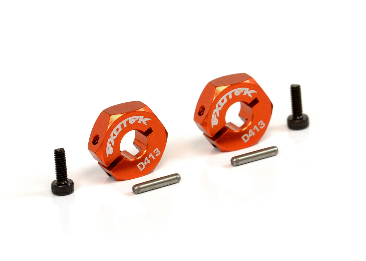 RC Car Action - RC Cars & Trucks | Exotek Front Locking & Rear Clamping Hex Sets For The HPI D2 & D4 Series