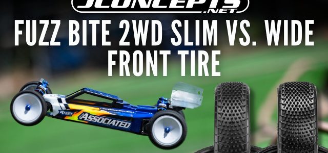 JConcepts Fuzz Bite Slim Vs. Wide 2WD Front Tire Comparison [VIDEO]