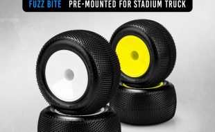 JConcepts Pre-Mounted Fuzz Bite Stadium Truck Tires