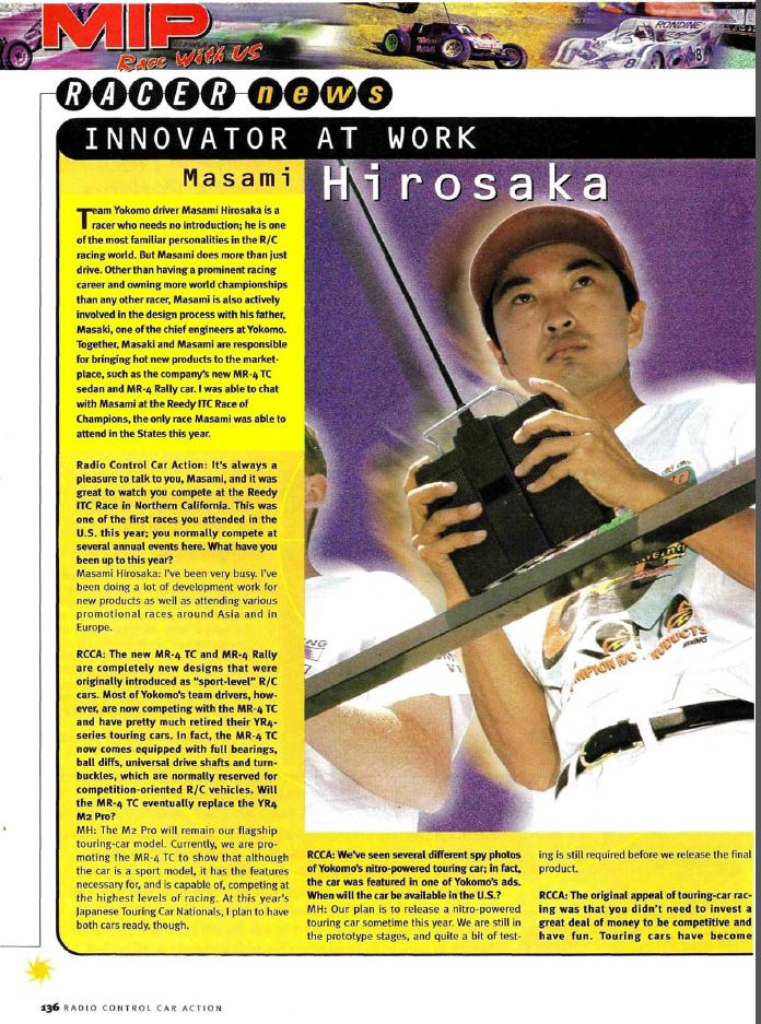 #TBT Interview with the Winningest Professional RC Driver of all Time in October 1999 Issue
