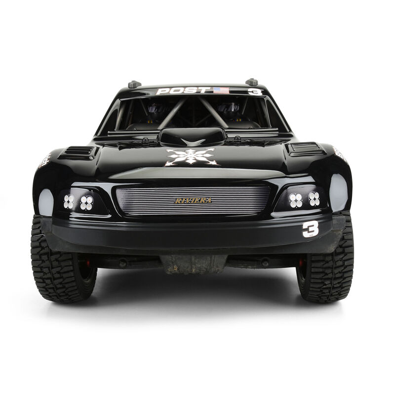 RC Car Action - RC Cars & Trucks | Pro-Line Pre-Cut 1997 Ford F-150 Trophy Truck “Riviera Edition” Tough Color Black Body For The ARRMA Mojave 6S