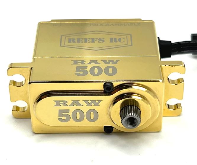 RC Car Action - RC Cars & Trucks | Reef’s RC RAW500 Brass Edition High Torque & High Speed Brushless Servo