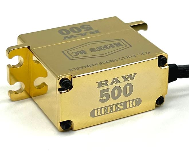 RC Car Action - RC Cars & Trucks | Reef’s RC RAW500 Brass Edition High Torque & High Speed Brushless Servo