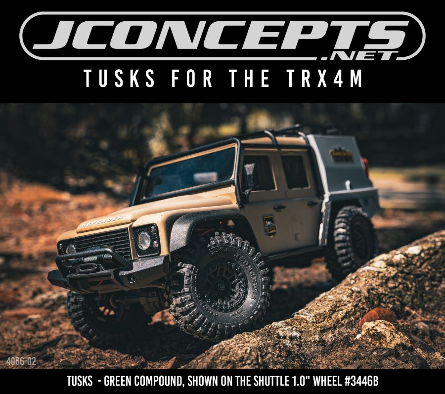 RC Car Action - RC Cars & Trucks | JConcepts Tusk 1.0” Tires & Pre-Mounts