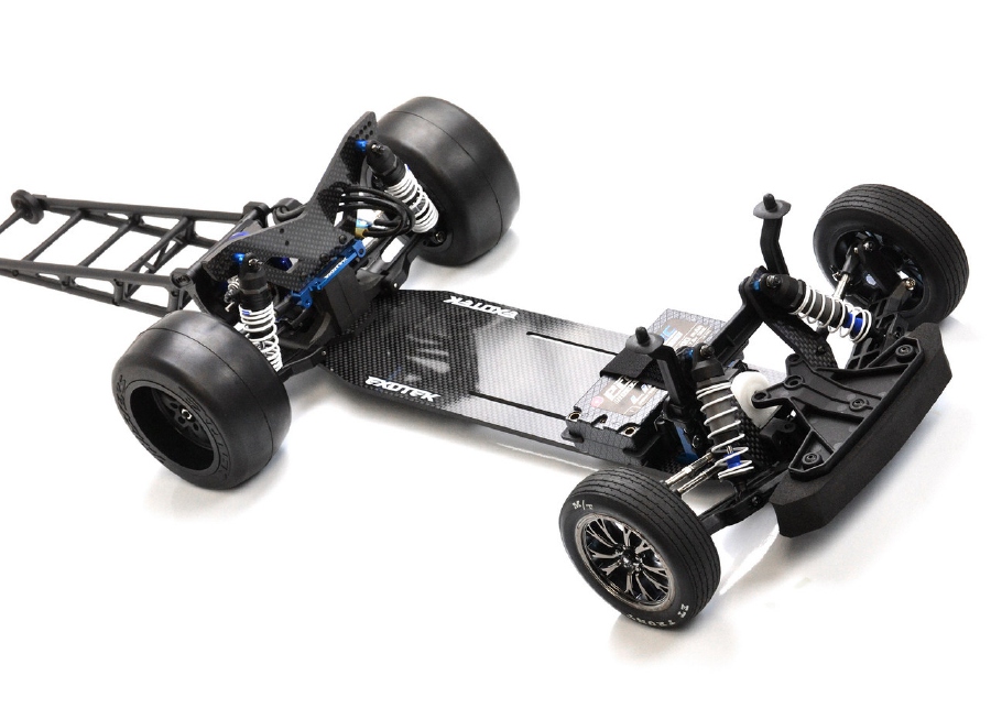 RC Car Action - RC Cars & Trucks | Exotek Carbon Fiber Chassis Conversion Set For The Traxxas Drag Slash