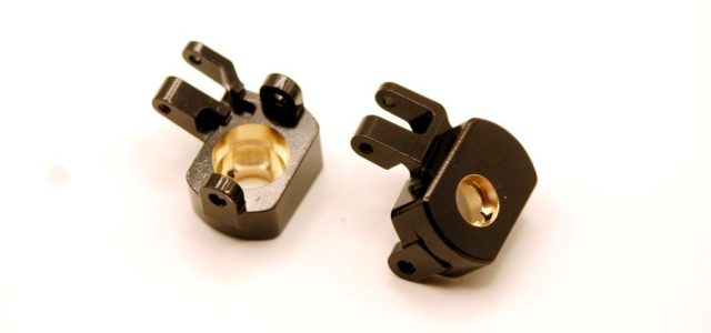 STRC Weighted Brass Rear Axle Cap & Front Steering Knuckles For The Axial SCX10 PRO 4X4 Kit