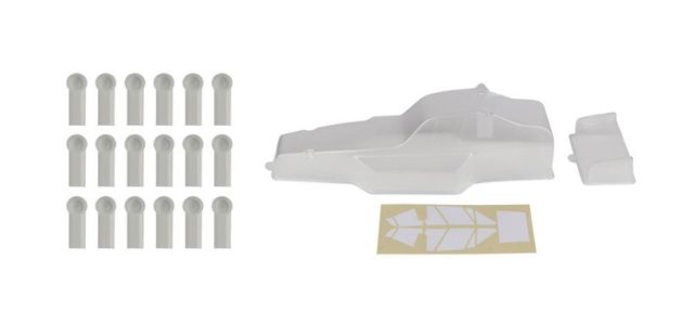 Team Associated Rereleases RC10 Protech Body & Wing + White Ball Cups