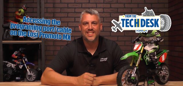 How To: Accessing The Programing Port/Cable On The Losi Promoto-MX [VIDEO]
