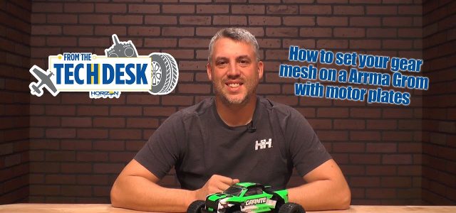 How To: Setting Gear Mesh On An ARRMA Grom With Motor Plates [VIDEO]