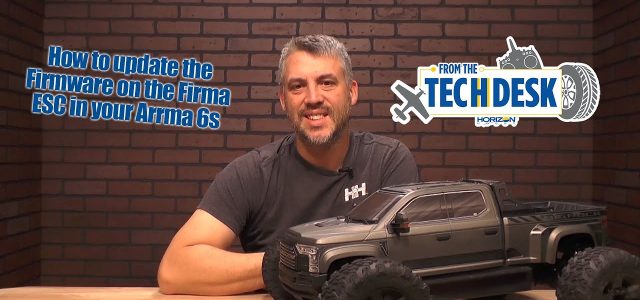 How To: Updating The Firmware On The Firma ESC In Your ARRMA 6S Platform [VIDEO]