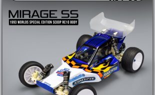 JConcepts Mirage WSE SS 1993 Worlds Special Edition Scoop RC10 Clear Body