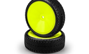 JConcepts Pre-Mounted Fuzz Bite LP Wide Front 2WD Buggy Tires