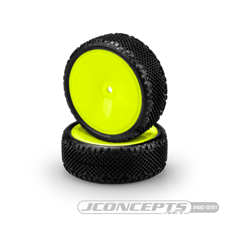 RC Car Action - RC Cars & Trucks | JConcepts Pre-Mounted Pin Swag LP Wide Front 2WD Buggy Tires
