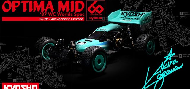 Kyosho Optima Mid ’87 WC Ｗorlds Spec 60th Anniversary Limited [VIDEO]