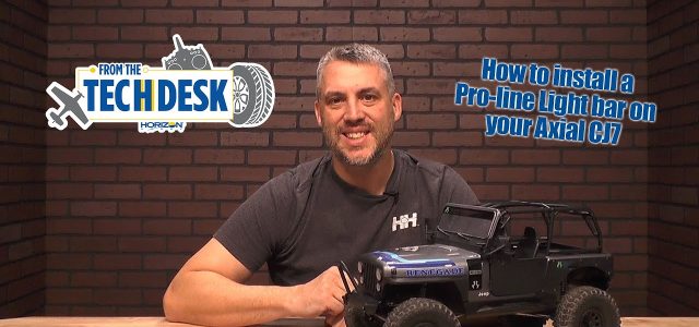How To: Installing A Pro-Line Light Bar Into An Axial CJ7 [VIDEO]