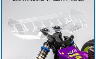 JConcepts Pre-Trimmed Finnisher Polycarbonate 1/8 Buggy Rear Wing