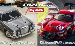 Kyosho FAZER Mk2 Series 1971 Mercedes-Benz 300 SEL 6.3 & 2020 AMG GT3 “50 Years Legend of Spa” [VIDEO]