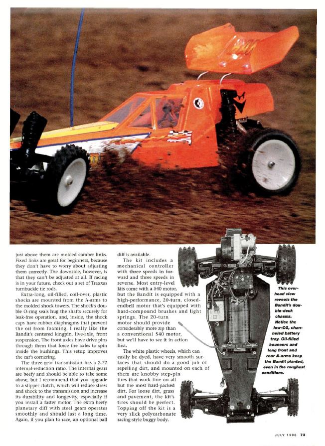 #TBT Traxxas Bandit featured in July 1996 Issue
