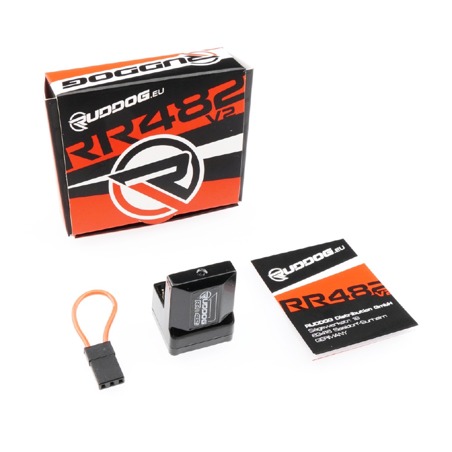 RC Car Action - RC Cars & Trucks | RUDDOG RR482V2 2.4GHz 4-Channel FH4 Receiver (Compatible with Sanwa FH4 | FH3)