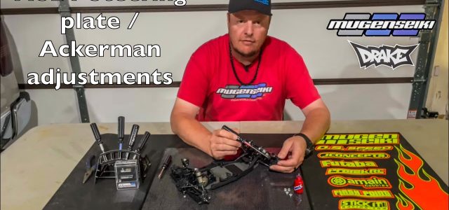 How To: Steering Plate & Ackerman Adjustments On The Mugen MSB1 [VIDEO]