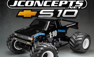 JConcepts 1990 Chevy S10 Extended Cab Clear Monster Truck Body